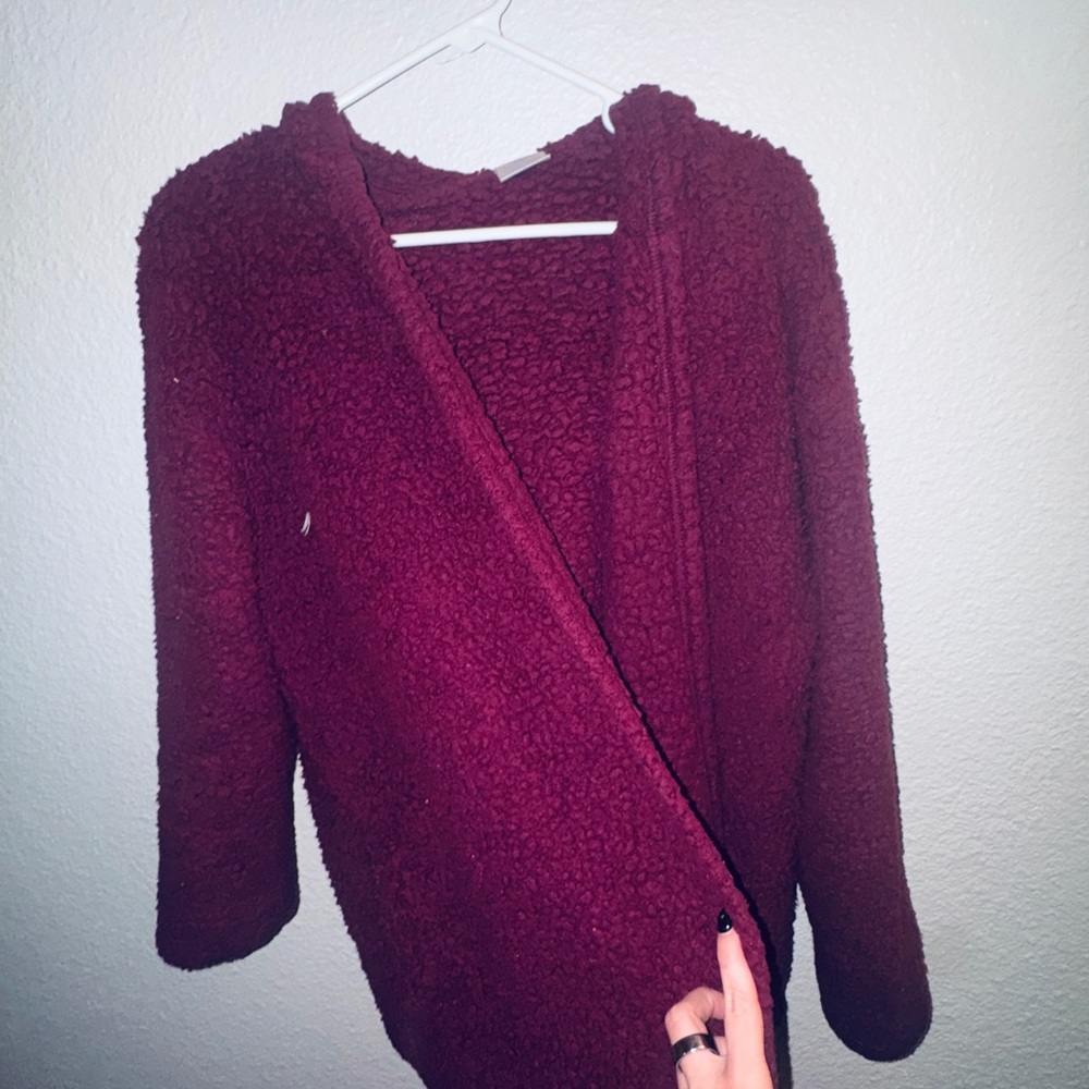 Secret Treasures Deep Red Teddy Jacket